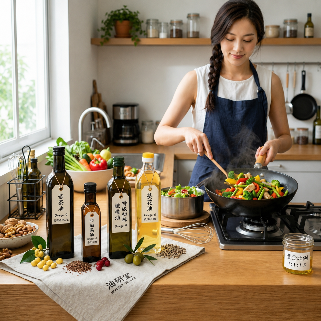 食用油推薦與 Omega 3-6-9 比例科學全解析對照表 - 油研室